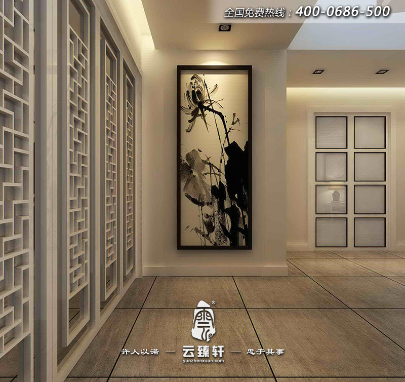 新中式過(guò)道裝修