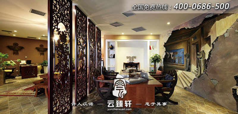 辦公室的會(huì)議區(qū)裝修圖片