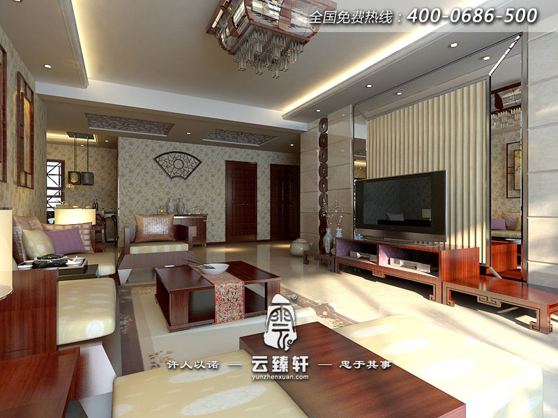 現(xiàn)代簡約中式設(shè)計效果圖