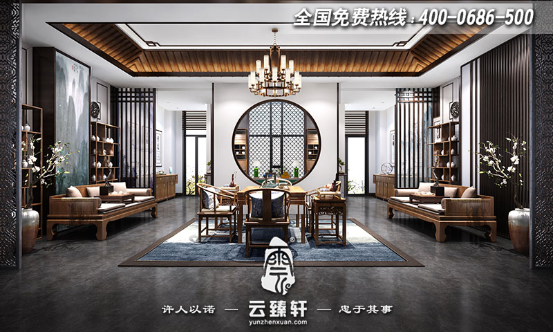 成都茶樓設(shè)計效果圖